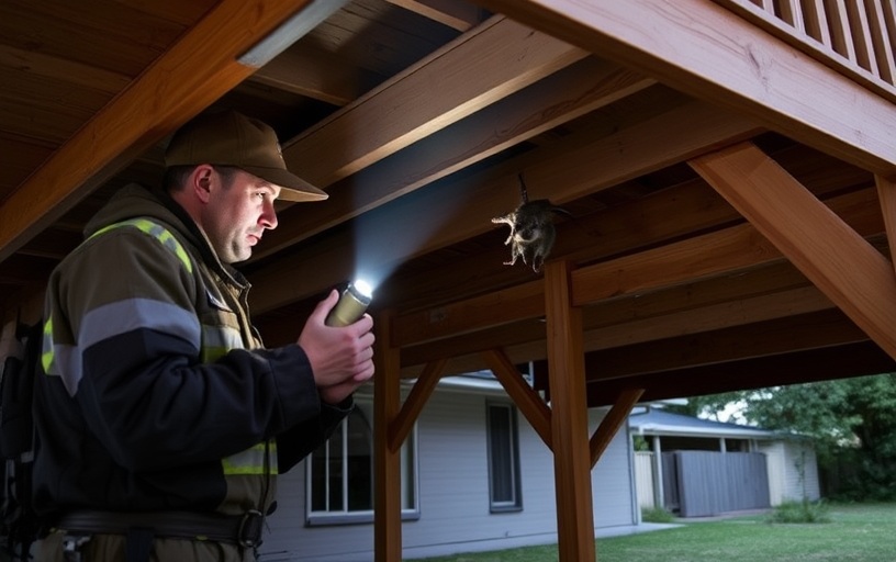 Under Deck Possum Removal in Glen park